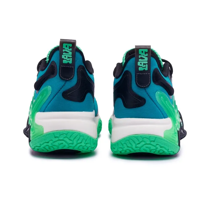 361° LAVA 2.0 Ignite On Touch Cushioning Wear Resistant Low Top Performance Basketball Shoes Men's Turquoise-4