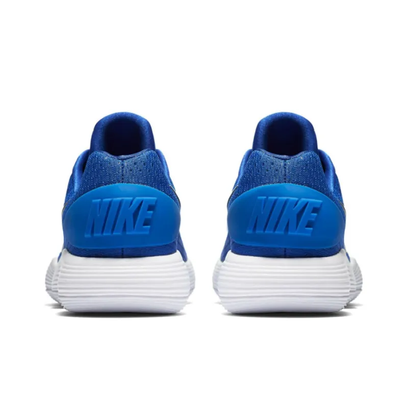 Nike Hyperdunk 2017 Basketball Shoes Men Low-Top Blue/Silver-4