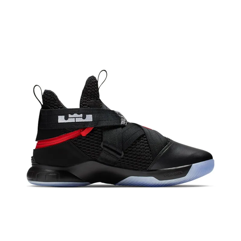 Nike LeBron Soldier 12 FlyEase 4E 'Black University Red'-1