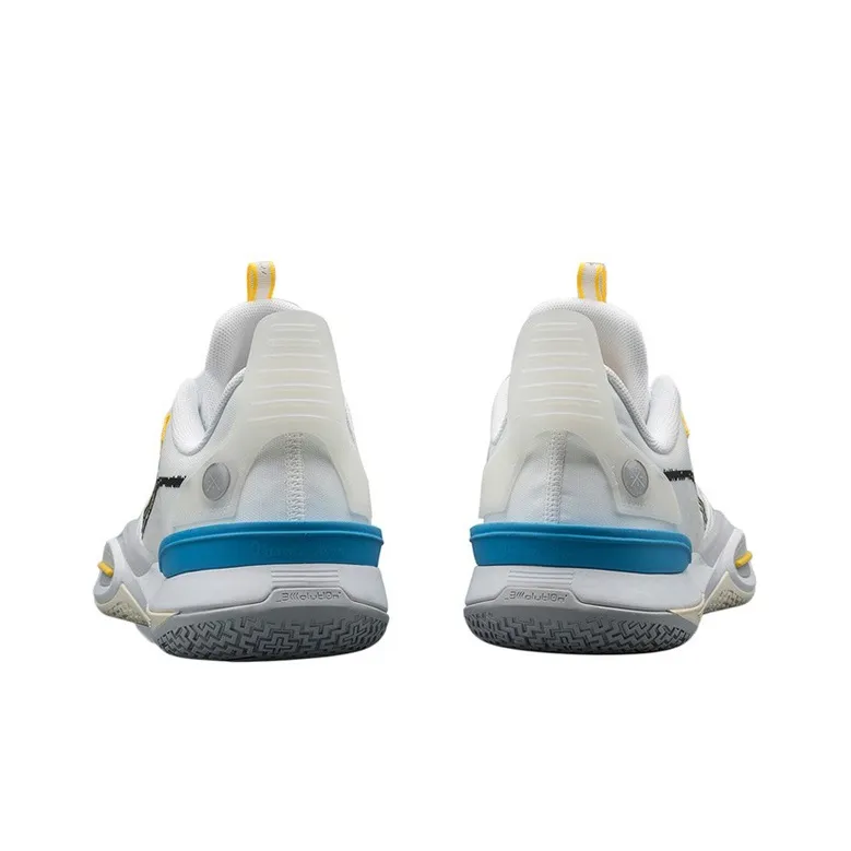 LiNing All City 10 Wade All City 10 Test Slip-Resistant Cushioning Wear-Resistant Low-Top Basketball Shoes White-4