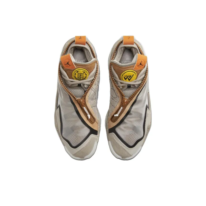 JORDAN Why Not .6 Basketball Shoes Men Low Top Brown/Gray-3