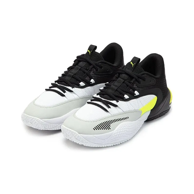 PUMA Court Rider 2.0 'White Black Yellow Alert'-2