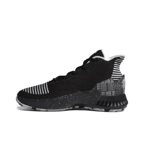 Adidas D Rose 9 Basketball Shoes Men Low-Top Black/White