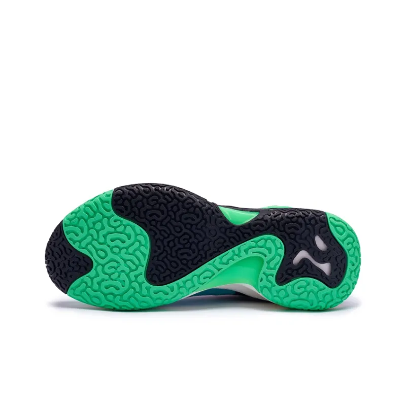 361° LAVA 2.0 Ignite On Touch Cushioning Wear Resistant Low Top Performance Basketball Shoes Men's Turquoise-5