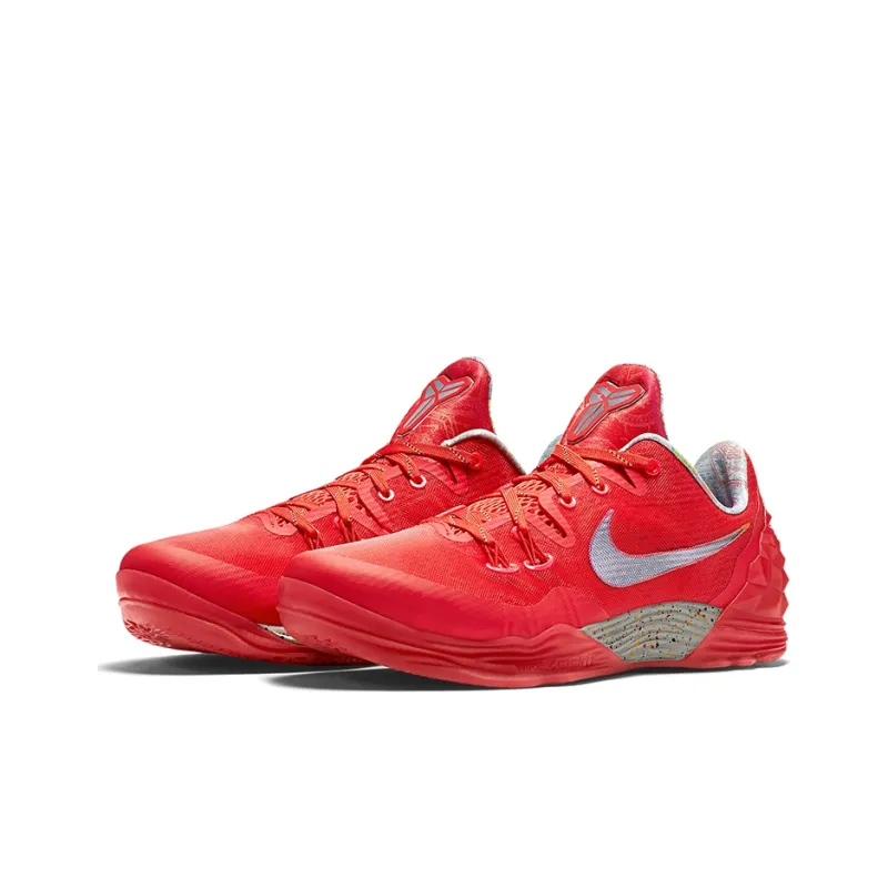Nike Venomenon 5 Cushioning Anti-Slip And Wear-Resistant Low-Top Performance Basketball Shoes Men's Red Asian Version-2