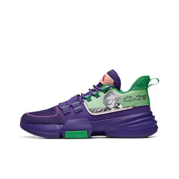 Dragon Ball Super x Anta Frivolous Series Low Top Basketball Shoes Men's Purple Green