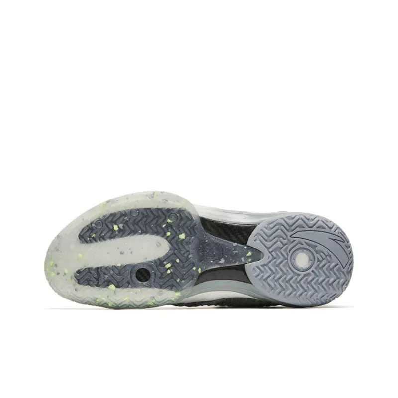 ANTA Frenzy 4 Pro Basketball Shoes Men Low Top Gray/White-4