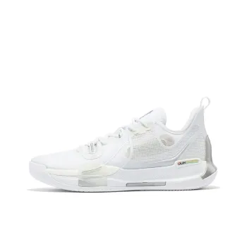 361° Burning War Basketball Shoes Men Low Top White