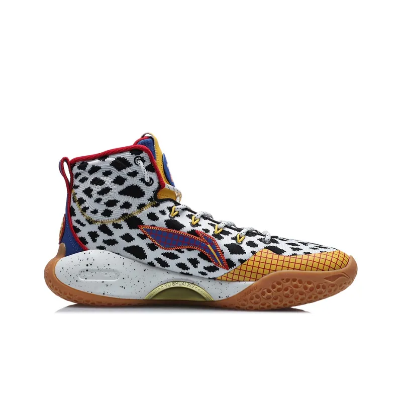 LINING Disney X LINING High Top White/Yellow/Blue-1