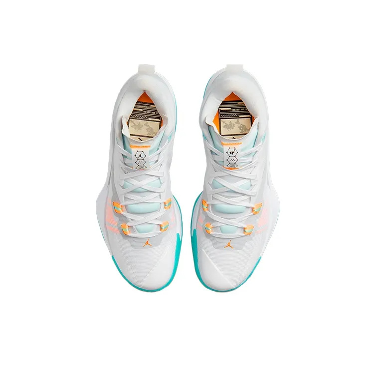 JORDAN Zion 1 'White Dynamic Turquoise'-3