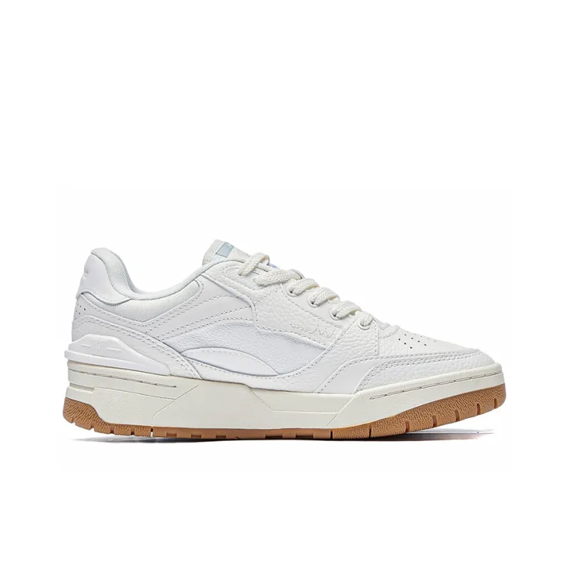 LiNing RSR 101䨻 Anti-Slip And Wear-Resistant Lightweight Low-Top Skateboard Shoes Women's Mist White-1
