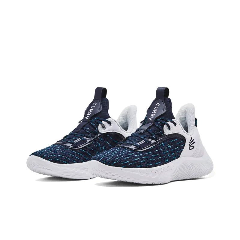 Under Armour Curry Flow 9 Team Midnight Navy White-2