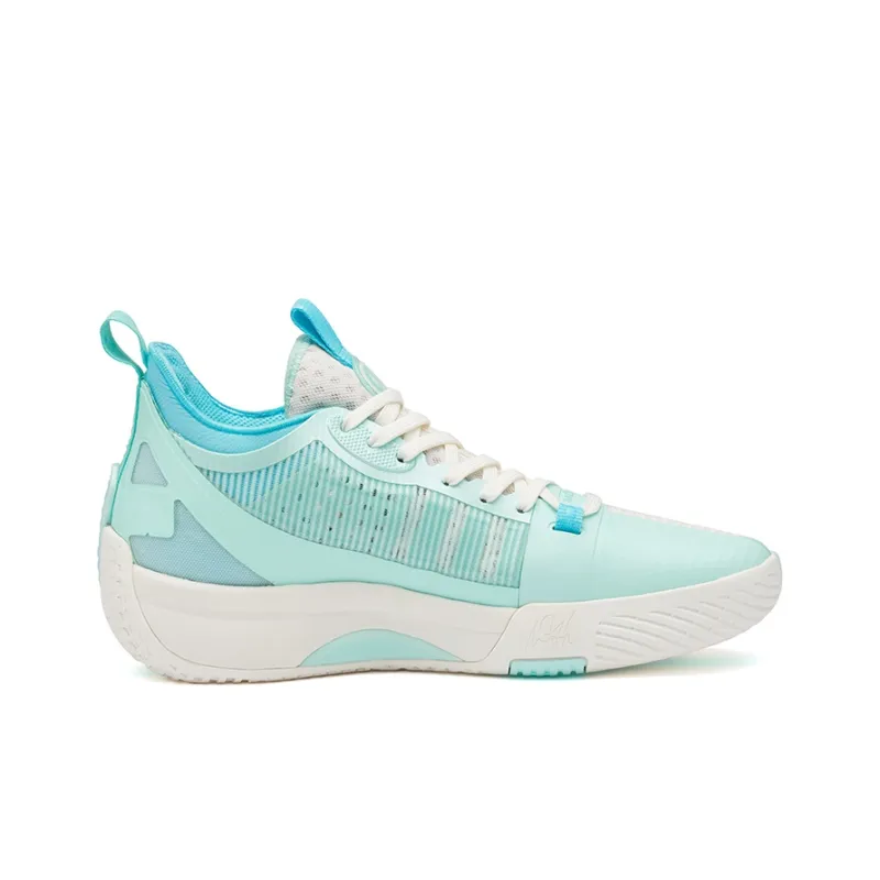 361° Chan 3 MOD Mojito Anti-Slip Wear-Resistant Low-Top Basketball Shoes White Green-1