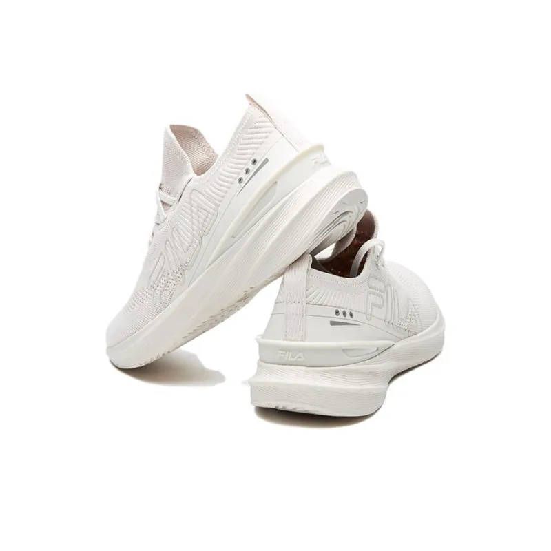 FILA Athletics Durable Breathable Lightweight Low-Top Casual Running Shoes Men's White-3