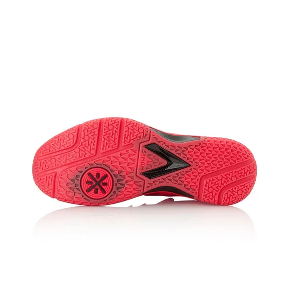 LiNing WOW 5 Non slip Lightweight Low Top Basketball Shoes Men's Red-4