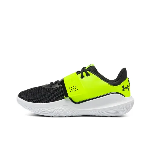 Under Armour Flow FUTR X 1 Basketball Shoes Unisex Low-Top Black/Green