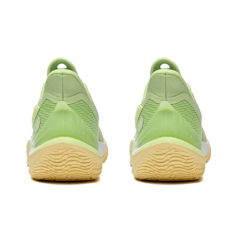 LiNing SONIC 11 Valley Rain Cushioning Anti-Slip And Wear-Resistant Low-Top Basketball Shoes Men's Butterfly Pink Green-2
