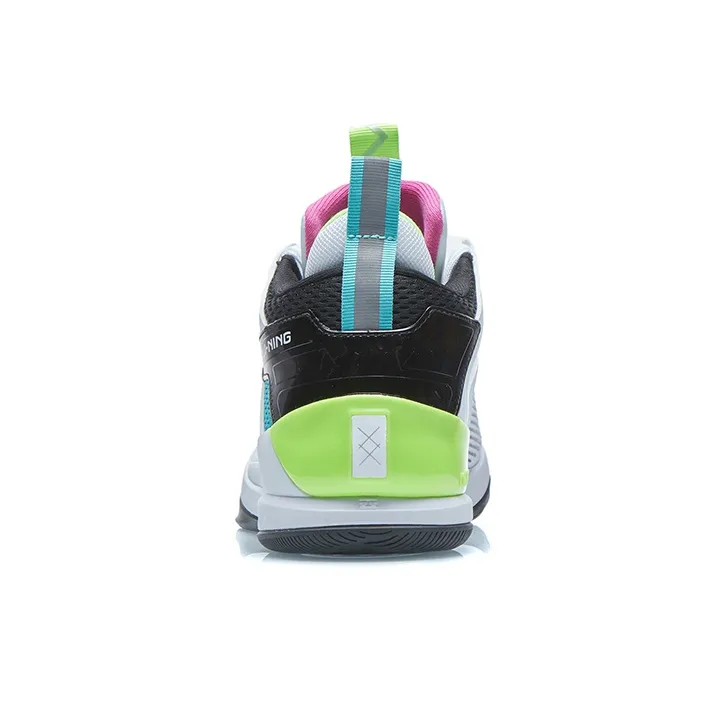 LiNing Raid Way Of Wade Cushioning Anti-Slip And Wear-Resistant Low-Top Basketball Shoes White-3
