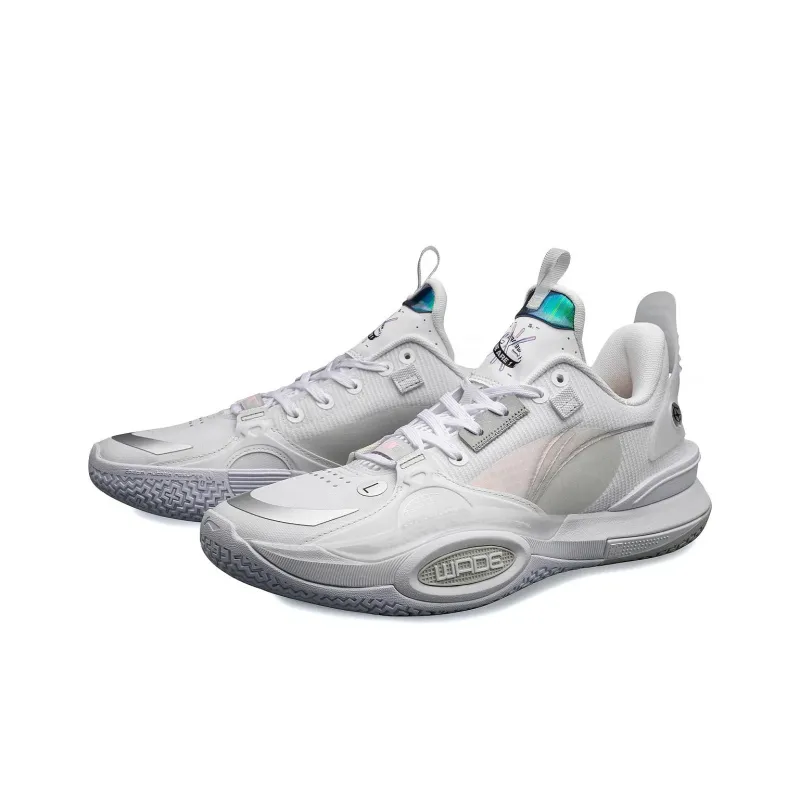 Li Ning Wade All City 10 X Glare We Are One 'White Grey'-2