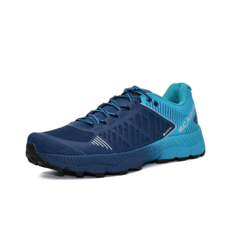 SCARPA Spin Ultra Running Shoes Men Low Top Lake Blue/Sea Blue-1