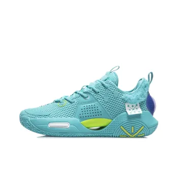 LiNing All City 9 V1.5 Durable Breathable Low Top Performance Basketball Shoes Men's Sea Wave Blue