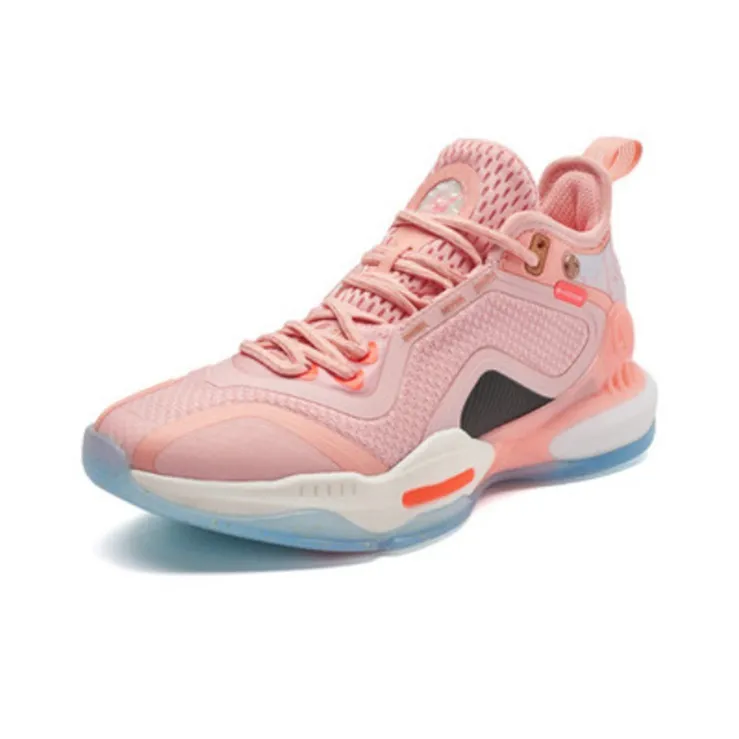 361° AG 2 Basketball Shoes Men Mid Top Pink/Black-2