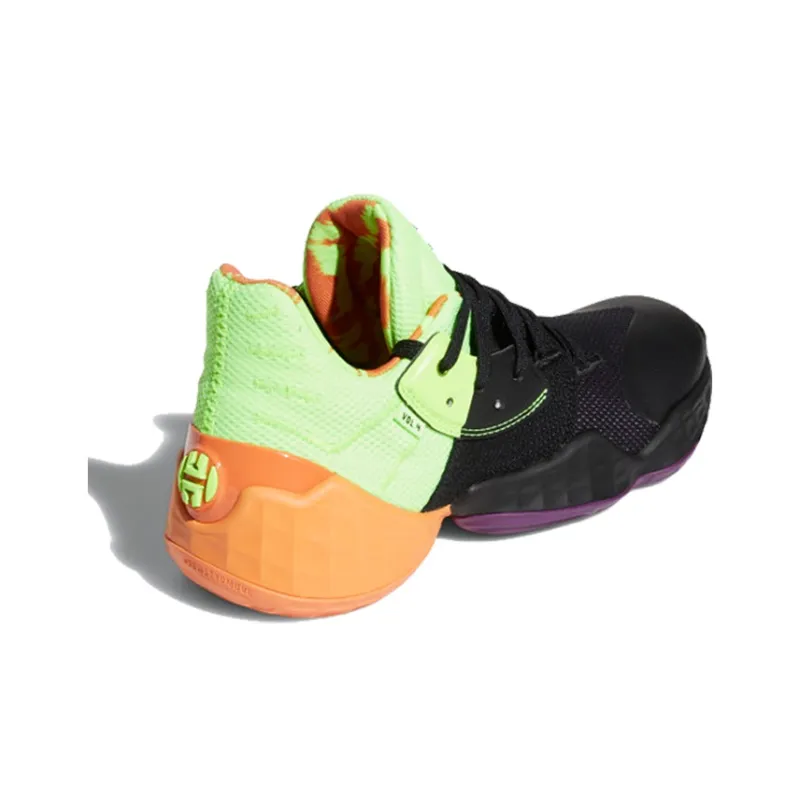 Adidas Harden Vol. 4 Black Green Orange-3