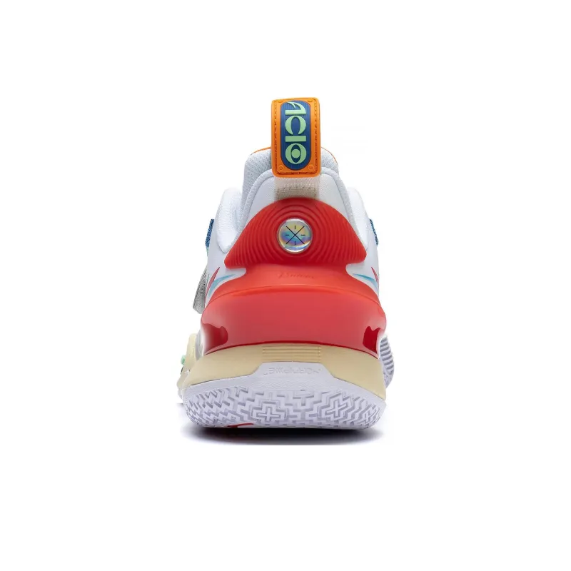 LINING All City 10 V2 Basketball Shoes Men Low Top Standard White/Antarctic Gray-4