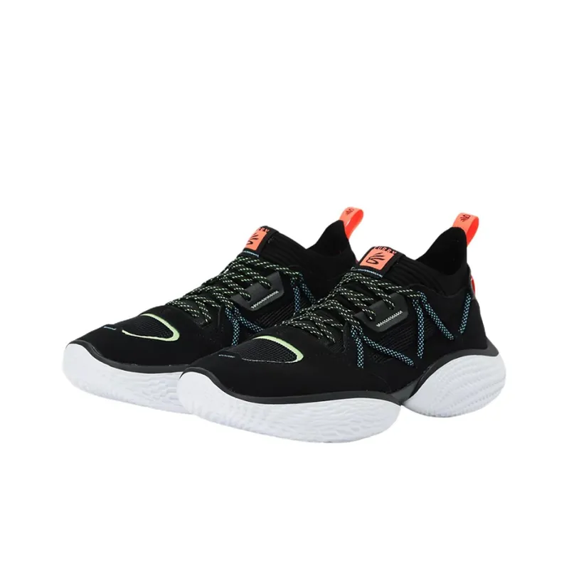 Under Armour Curry Flow Cozy 'Black Electric Tangerine'-2