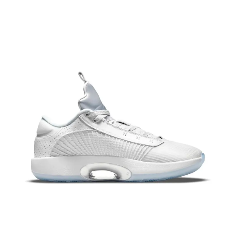 Jordan Xxxv Low Metallic Silver Clear Sole-1