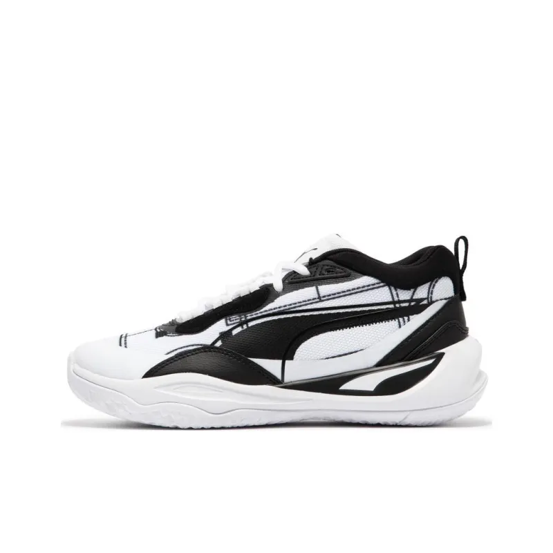 PUMA Playmaker Pro Courtside 'Black White'-0