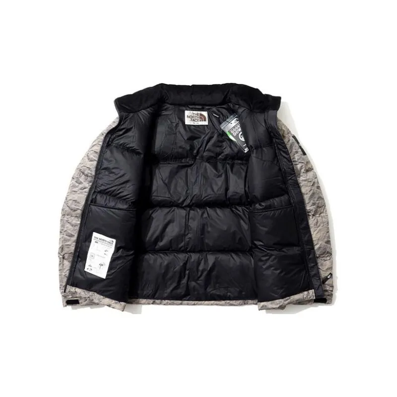 THE NORTH FACE Nuptse Jacket Winter Unisex Beige-2