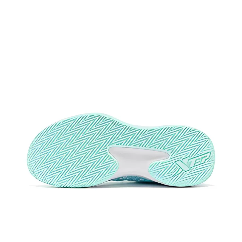 XTEP JLIN TEAM V2 Lin Cushioning Anti Slip And Wear Resistant Low Top Performance Basketball Shoes Men's Cyan-4