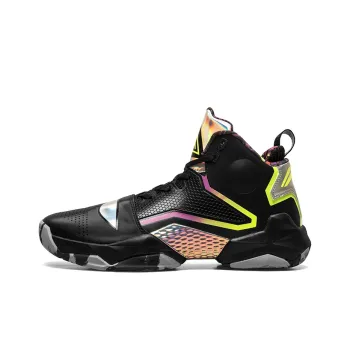 LiNing Power 2 High Top Basketball Shoes Men's Black