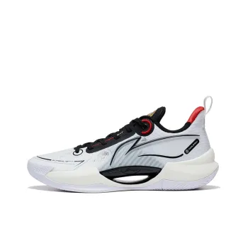 LINING Super Light V2 Basketball Shoes Men Low Top White/Black/Red