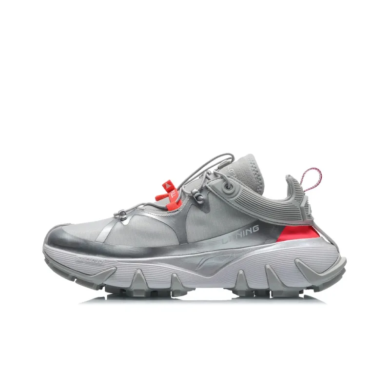LiNing Wu Xing 1 Cushioning Rebound Coverage Low Top Basketball Shoes Men's Silver-0