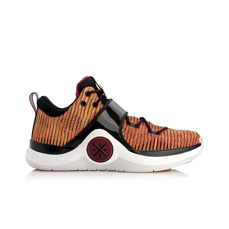 LiNing WOW 6 Way Of Wade 6 Halloween Non slip Lightweight Low Top Performance Basketball Shoes Men's Brown-1