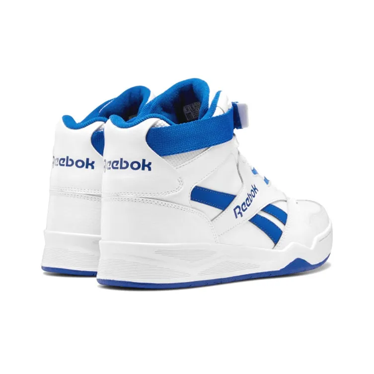 Reebok Royal BB4500 Hi Strap Breathable Mid-Top Performance Basketball Shoes Men's White-4