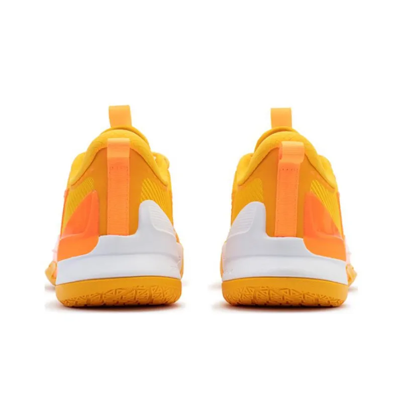 361° Big3 4.0 SWITCH Orange Soda Anti Slip Wear Resistant Low Top Performance Basketball Shoes Men's Yellow Orange-2