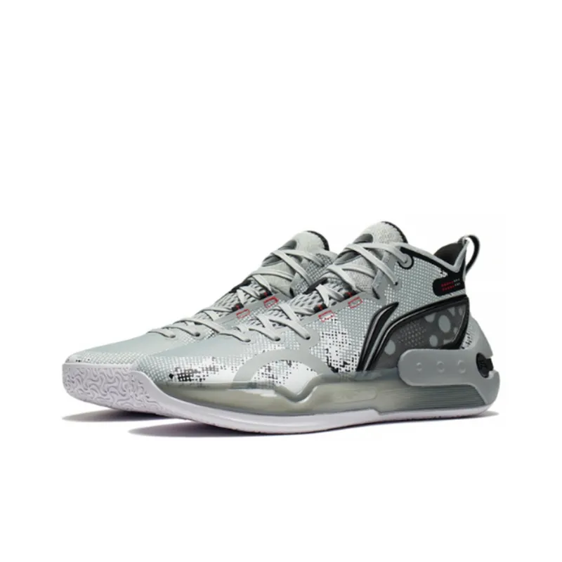 LiNing YuShuai 16 Shock Absorbers Slip Resistant, Abrasion Resistant, Breathable Low Top BOOM Technology Brick Gray-2