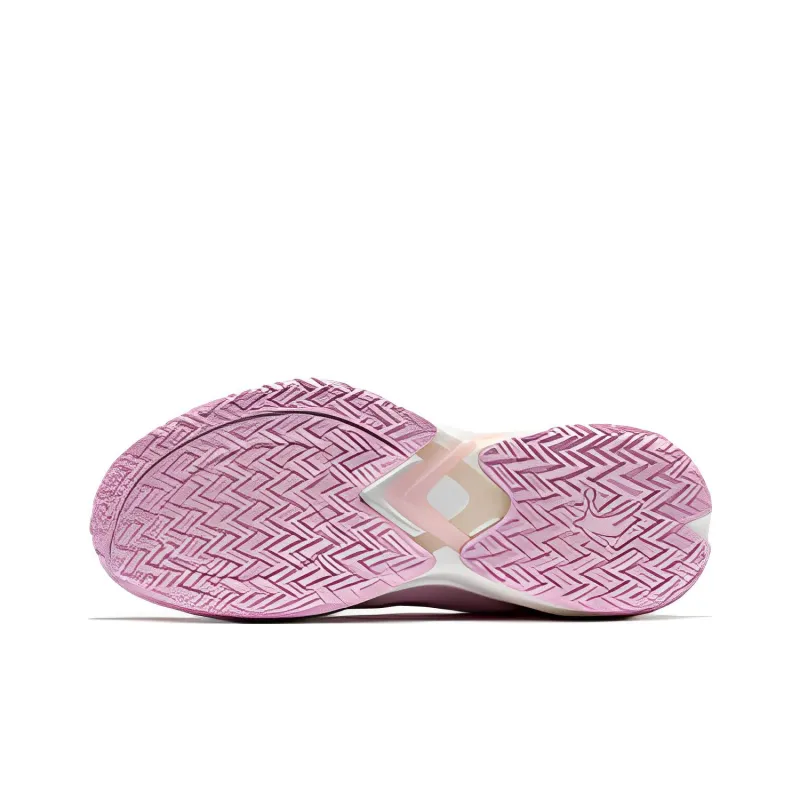 QIAODAN Busters 4ELITE Cushioning Anti-Slip And Wear-Resistant Mid-Top Performance Basketball Shoes Pink White-4