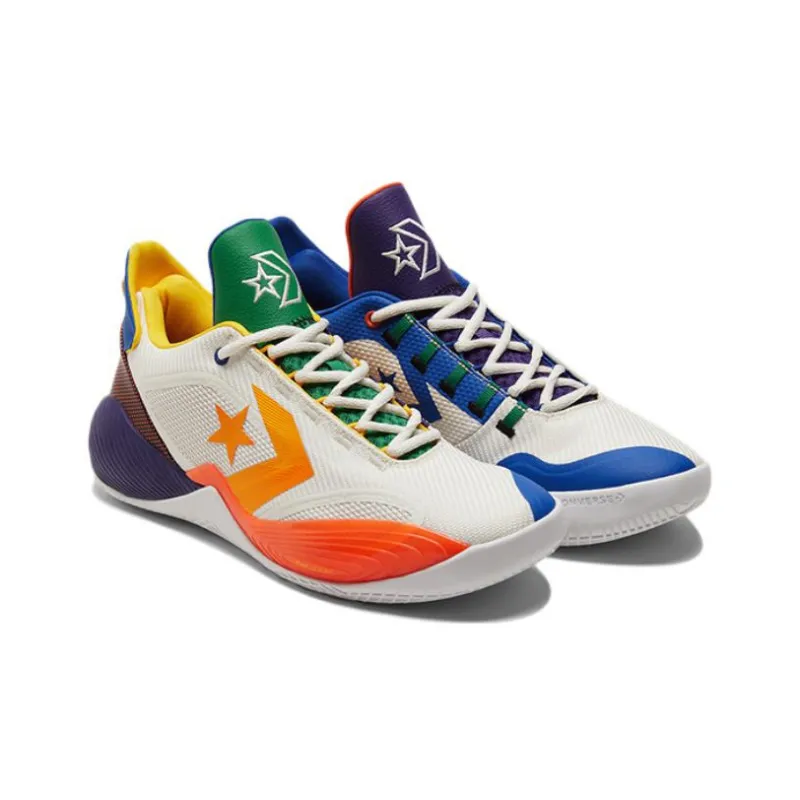 Converse All Star Bb Shift Ox White Multi-2