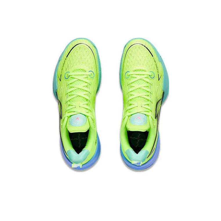 LINING Super Light V2 Basketball Shoes Men Low Top Green-2