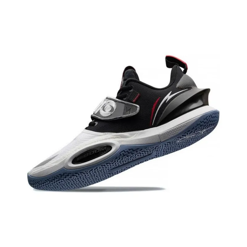 LiNing All City 10 V2 ' Announcement ' Durable Breathable Low-Top Performance Basketball Shoes White Black-3
