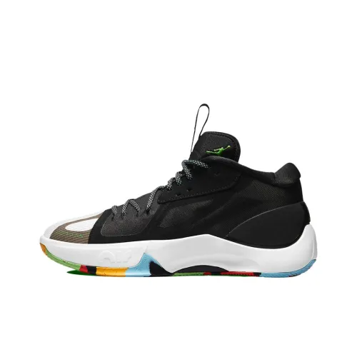 Jordan Zoom Separate Basketball Shoes Men Low-Top White/Black