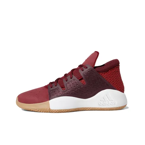 Adidas PRO Vision Basketball Shoes Men Mid-Top Burgundy