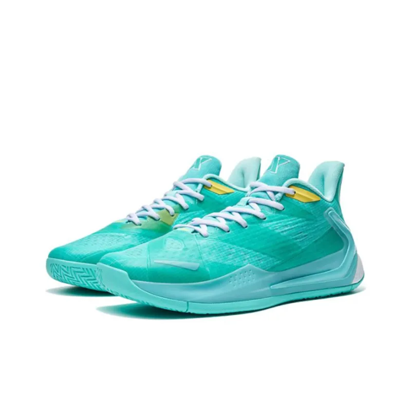 XTEP Lightning Low Top Basketball Shoes Men's Green-2