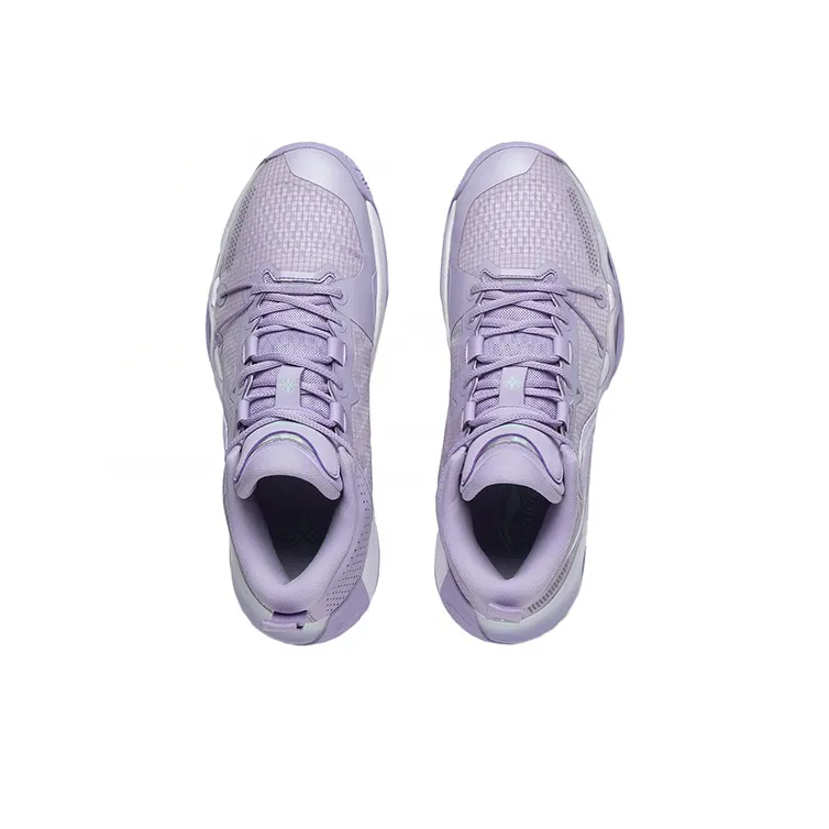 LiNing Liren 2 Low Cushioning Anti Slip And Wear Resistant Coverage Support Low Top 䨻 Basketball Shoes Men's Lilac-2