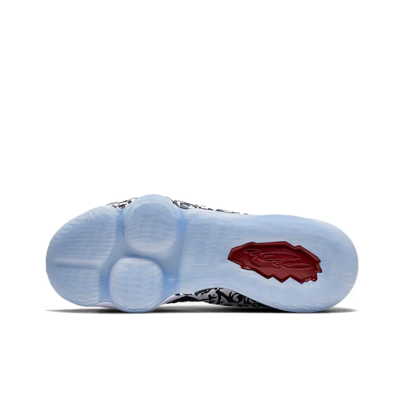 Nike LeBron 17 EP LeBron 4 Cold Blue Graffiti-5