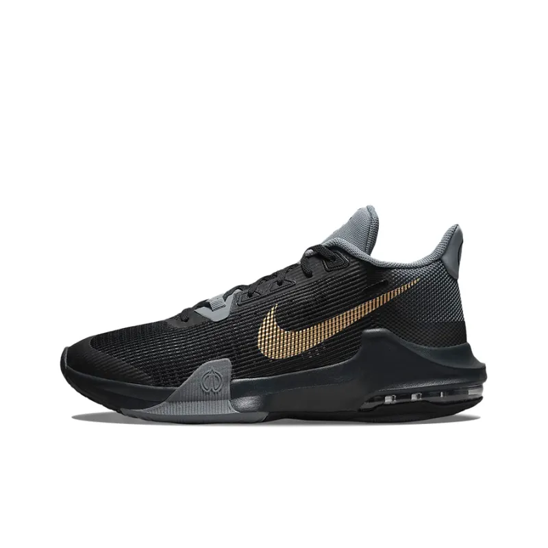 Nike Air Max Impact 3 Black Metallic Gold-0